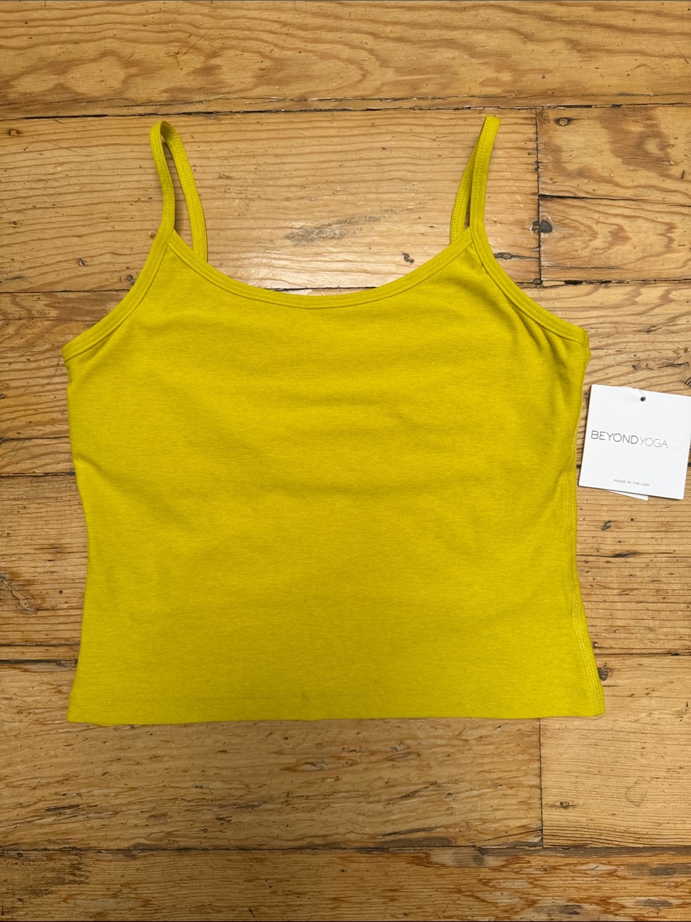 Beyond Yoga Bright Yellow Truly Tank
